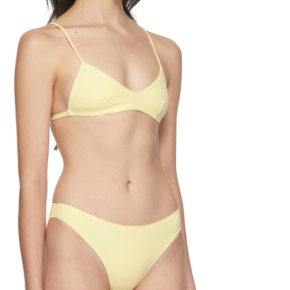 NWT Limited Edition Lido Yellow Trentacinque Bikini Set - Picture 2 of 3